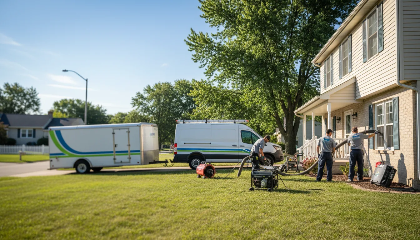 Flooded Basement Restoration And Cleanup With Repair in Grayling, MI near me